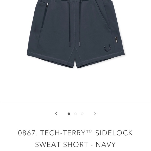ASRV Terry Sweat Short - Navy XS - Picture 5 of 5